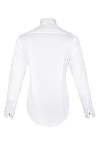 Eclissi Mini Houndstooth Semi Cut-Away Collar Shirt with Button Cuffs