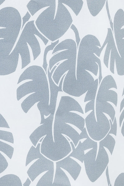 Platino and Polvere Monstera Leaf Cotton