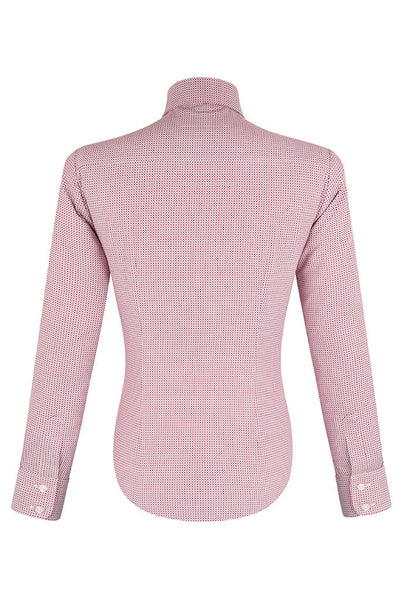 Magic Red Diamond Motif Shirt