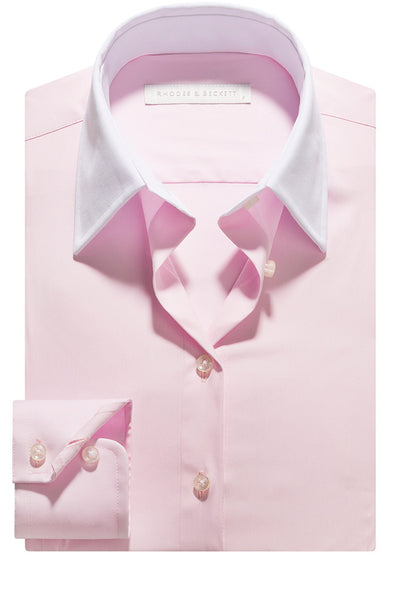 Light Pink Stretch Poplin Shirt