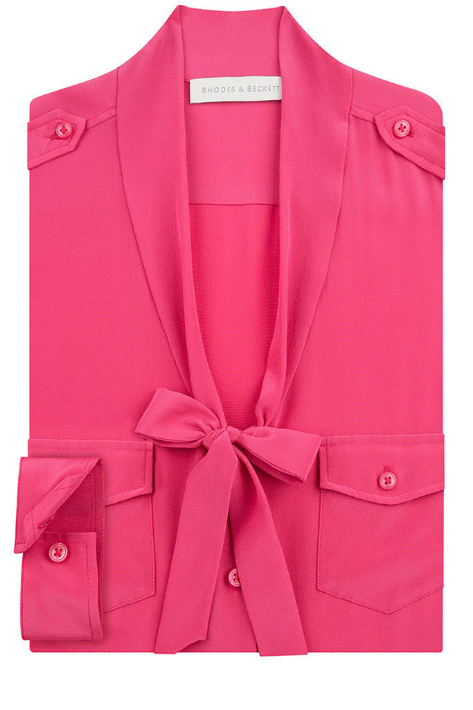 Penny Silk Crepe de Chine Shirt