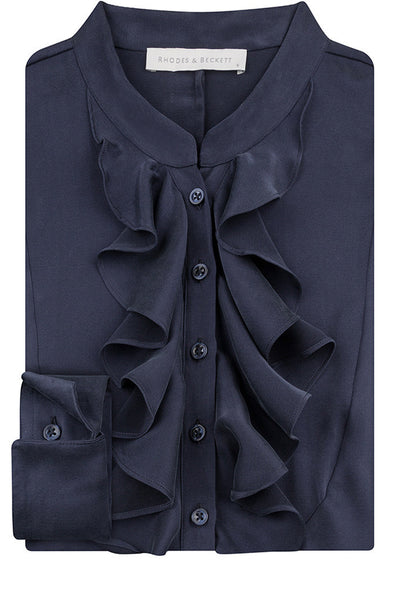 Notte Silk Stretch Satin Shirt