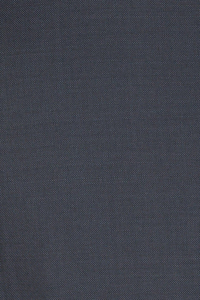 Navy Wool Pindot Two Button Jacket